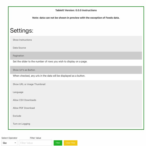 Instructions in preview